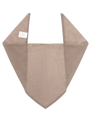 Zwillingsherz Kaszmirowa chusta trójkątna w kolorze szarobrązowym - 84 x 34 cm rozmiar: onesize