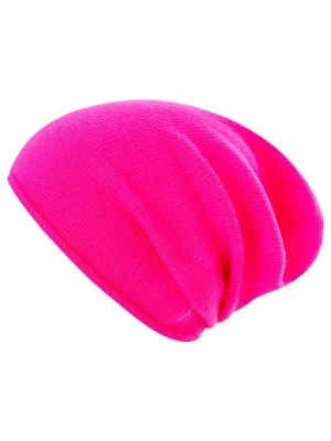 Zwillingsherz Kaszmirowa czapka beanie w kolorze różowym rozmiar: onesize