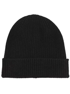 Zwillingsherz Kaszmirowa czapka w kolorze czarnym rozmiar: onesize