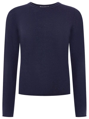 Zwillingsherz Kaszmirowa koszulka w kolorze granatowym rozmiar: L