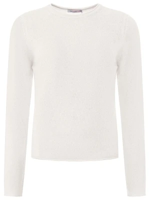 Zwillingsherz Kaszmirowa koszulka w kolorze kremowym rozmiar: M