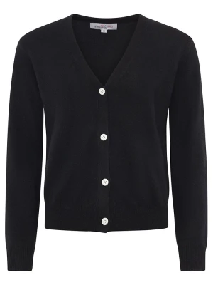 Zwillingsherz Kaszmirowy kardigan w kolorze czarnym rozmiar: XL