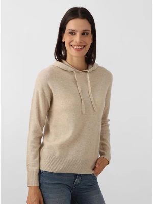 Zwillingsherz Kaszmirowy sweter w kolorze beżowym rozmiar: XL