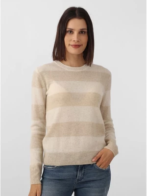 Zwillingsherz Kaszmirowy sweter w kolorze beżowym rozmiar: L