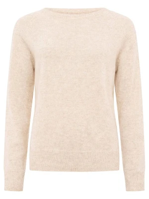 Zwillingsherz Kaszmirowy sweter w kolorze beżowym rozmiar: S