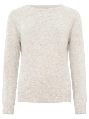 Zwillingsherz Kaszmirowy sweter w kolorze beżowym rozmiar: L