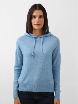 Zwillingsherz Kaszmirowy sweter w kolorze błękitnym rozmiar: L