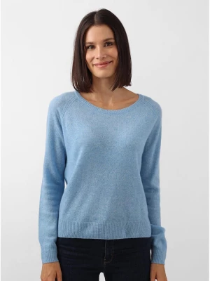Zwillingsherz Kaszmirowy sweter w kolorze błękitnym rozmiar: XL