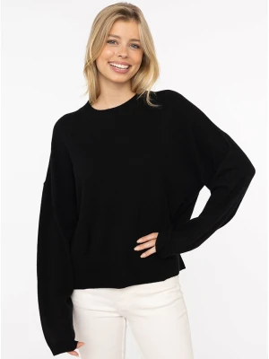 Zwillingsherz Kaszmirowy sweter w kolorze czarnym rozmiar: M