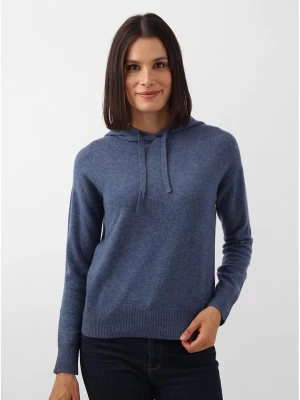 Zwillingsherz Kaszmirowy sweter w kolorze granatowym rozmiar: L