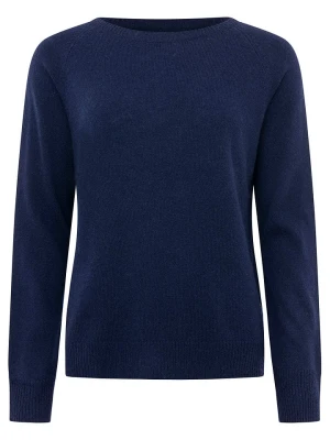 Zwillingsherz Kaszmirowy sweter w kolorze granatowym rozmiar: S