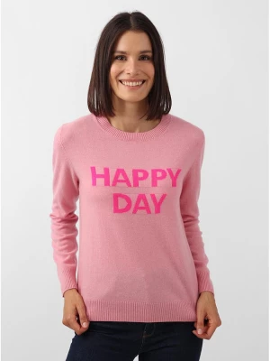 Zwillingsherz Kaszmirowy sweter w kolorze jasnoróżowym rozmiar: S