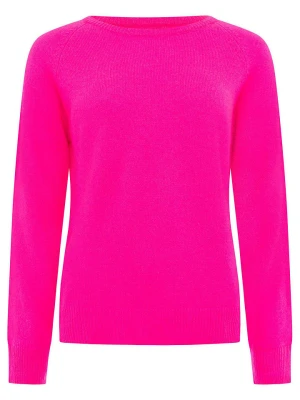 Zwillingsherz Kaszmirowy sweter w kolorze różowym rozmiar: S