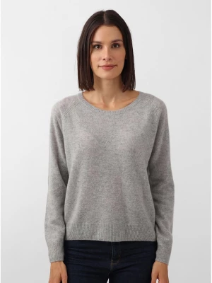 Zwillingsherz Kaszmirowy sweter w kolorze szarym rozmiar: XL