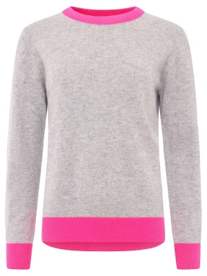 Zwillingsherz Kaszmirowy sweter w kolorze szarym rozmiar: L