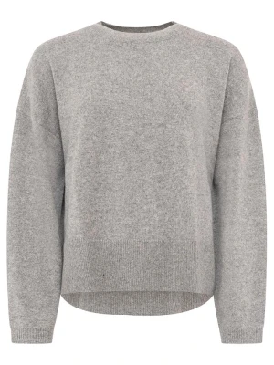 Zwillingsherz Kaszmirowy sweter w kolorze szarym rozmiar: M