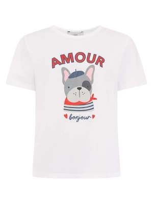 Zwillingsherz Koszulka "Amour" w kolorze białym rozmiar: S