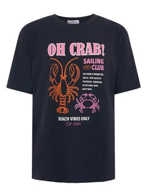 Zwillingsherz Koszulka "Oh Crab" w kolorze granatowym rozmiar: L