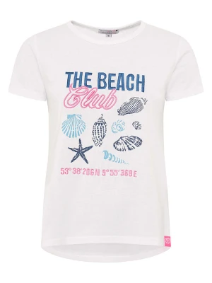 Zwillingsherz Koszulka "The Beach" w kolorze białym rozmiar: S