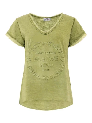 Zwillingsherz Koszulka w kolorze oliwkowym rozmiar: L/XL