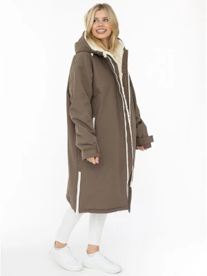 Zwillingsherz Parka w kolorze jasnobrązowym rozmiar: L / XL