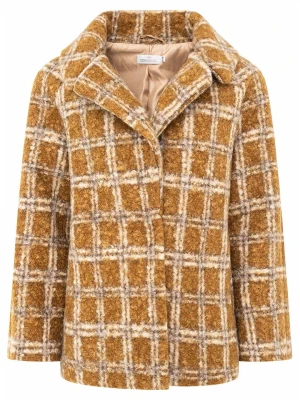 Zwillingsherz Płaszcz przejściowy w kolorze jasnobrązowo-beżowym rozmiar: S/M