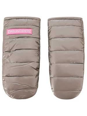 Zwillingsherz Rękawiczki w kolorze szarym rozmiar: onesize