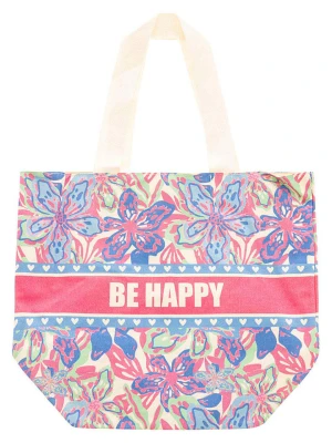 Zwillingsherz Shopper bag "Happy Floral" ze wzorem - 36 x 46 cm rozmiar: onesize