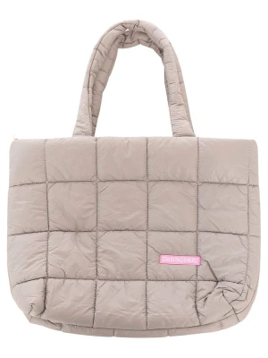 Zwillingsherz Shopper bag "Uni" w kolorze szarym - 48 x 36 cm rozmiar: onesize
