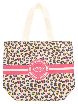 Zwillingsherz Shopper bag w kolorze beżowym - 36 x 46 cm rozmiar: onesize