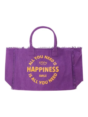 Zwillingsherz Shopper bag w kolorze fioletowym - 62 x 46 x 36 cm rozmiar: onesize