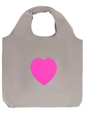 Zwillingsherz Shopper bag w kolorze szarym - 57 x 49 cm rozmiar: onesize