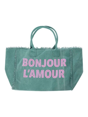 Zwillingsherz Shopper bag w kolorze zielonym - 62 x 46 x 36 cm rozmiar: onesize