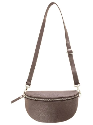 Zwillingsherz Skórzana saszetka "Crossbody" w kolorze brązowym - 23 x 14 cm rozmiar: onesize