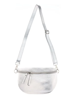Zwillingsherz Skórzana torebka w kolorze srebrnym - 25 x 18 x 5 cm rozmiar: onesize