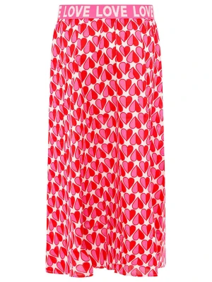 Zwillingsherz Spódnica w kolorze czerwono-różowym rozmiar: L/XL