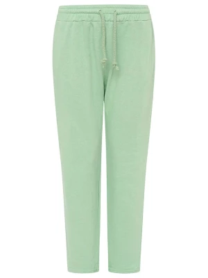 Zwillingsherz Spodnie dresowe "Colors" w kolorze zielonym rozmiar: S/M