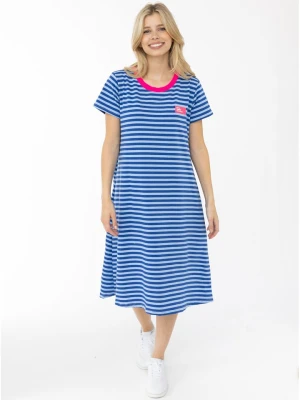 Zwillingsherz Sukienka "Dress for Yourself" w kolorze niebieskim rozmiar: L/XL