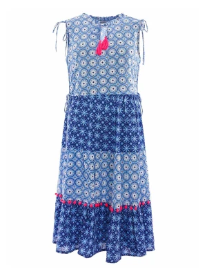 Zwillingsherz Sukienka "Hailey" w kolorze niebiesko-błękitnym rozmiar: L/XL