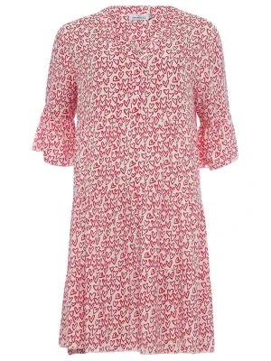 Zwillingsherz Sukienka "Hetwig" w kolorze czerwonym rozmiar: onesize