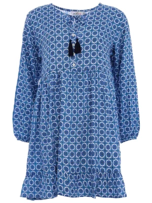 Zwillingsherz Sukienka "Juljetta" w kolorze niebieskim rozmiar: S/M