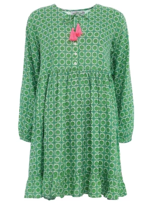 Zwillingsherz Sukienka "Juljetta" w kolorze zielonym rozmiar: S/M