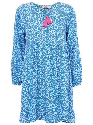 Zwillingsherz Sukienka "Melody" w kolorze niebieskim rozmiar: S/M