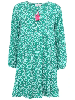 Zwillingsherz Sukienka "Melody" w kolorze turkusowym rozmiar: L/XL
