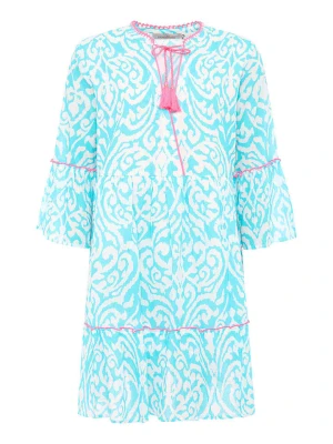 Zwillingsherz Sukienka w kolorze turkusowym rozmiar: S/M