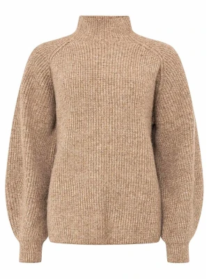 Zwillingsherz Sweter w kolorze beżowym rozmiar: M
