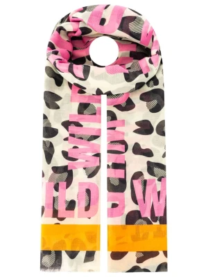 Zwillingsherz Szal "Wild Leo" ze wzorem - 180 x 85 cm rozmiar: onesize