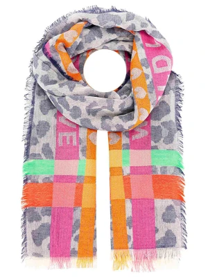 Zwillingsherz Szal ze wzorem rozmiar: onesize