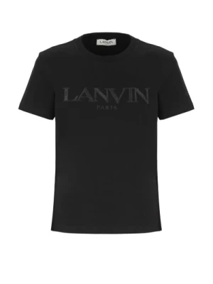 Zwykła Haftowana Koszulka Lanvin